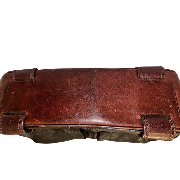 Classic Michael Kors Black & Tan Leather Handbag - 12x3.5x10 - Picture 3 of 11